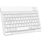 Resim Valkyrie Bluetooth 10 Inç Ios Windows Android Uyumlu Kablosuz Klavye - Türkçe - Şarjlı - Sessiz - Multimedia - Ultra Ince Beyaz 