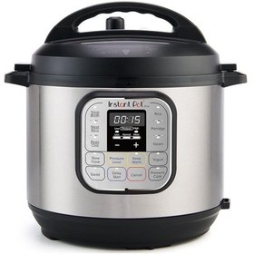 Resim Instant Pot Duo 7'si 1 Arada Akıllı Pişirici, 5.7 L Paslanmaz Çelik Gri 