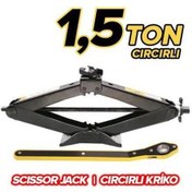 Resim Oto Krikosu 2ton-1.5ton Cırcırlı Otomatk Makas Kriko 