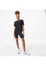 Resim Nike Yoga Dri-fıt Bayan Oversize Siyah Tişört Siyah 