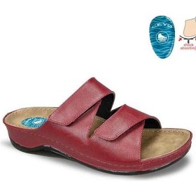 Resim Ceyo 9946 Topuk Jelli Orthopedix Kadın Terlik Bordo 36-40 001 