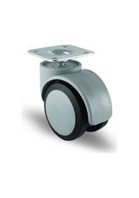 Resim EC01MKT50 Döner Tablalı Poliüretan Tekerlek Çap:50 Oynak 