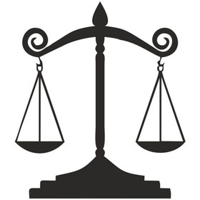 Resim Kıvırcıkyoga Adalet Terazisi Oto Motor Laptop Duvar Folyo Sticker 50 x 55 