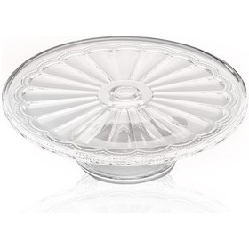 Resim The Mia Ayaklı Pasta Kek Sunum Tabağı 30x9 Cm Cam0494 