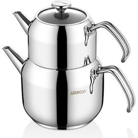 Resim Amboss COO-0229 Cool Orta Boy Çelik Çaydanlık 