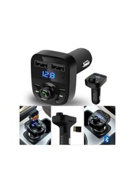 Resim Zhltools Car X8 Otomobil Fm Transmitter Bluetooth Usb Mp3 Sd Kart 