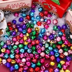 Resim 100 adet 8mm Mini Alüminyum Noel Çanı Boncuk - Karışık Renk Asılı Çanlar DIY Takı Yapımı, Kolye ve Bileklik Tasarımı, Yaratıcı El Sanatları Malzemeleri - Mükemmel Tatil Hediyesi, Şenlikli Dekorasyonlar, El Yapımı Aksesuarlar, Dekoratif Detaylar, Hafif Malzeme, Pürüzsüz Yüzey, El Sanatları Malzemeleri, El Sanatları Tutkunları, Takı Yapıcıları, Bileklik Aksesuarları, Kolye Süslemeleri, Dekoratif, Hafif, Kolay Temizlenebilir, Takı Aksesuarları, El Sanatları Projeleri, Dayanıklı El Sanatları, Küçü 
