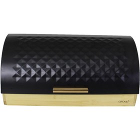 Resim AROW Ahşap Lüx Ekmek Dolabı Siyah 