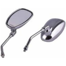 Resim Motosiklet Ayna Takimi Nikel Oval 10 Mm.8Mm 475495854 