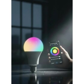 Resim Kensa Akıllı Rgb+Cct LED Ampul | Wifi Kontrollü 9W A+ Enerji Tasarruflu Akıllı Işık | Renk Değiştiren Akıllı Ev Ampulü 