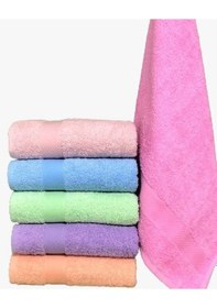 Resim Bilmar El Ve Yüz Bordür Havlusu Ekonomik 40 X 80 Cm X 12 Adet Çok Renkli 