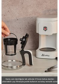 Resim Karaca Just Coffee Aroma 2 İn 1 Beşiktaş Filtre Kahve Ve Çay Demleme Makinesi 