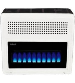 Resim As Royal HR 11000 G DT Duvar Tipi Doğalgaz Sobası 1100 W Krem Renkli 10-75 Sıcaklık Ayarı 