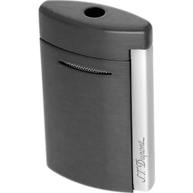 Resim S.t. Dupont Minijet Gunmetal Mat Çakmak 10888 Gri 