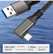 Resim Tongxida Oculus Quest Usb-a-usb-c 3a 3.2 Gen2 10gbps Hızlı Şarj & Veri Aktarım Kablosu 
