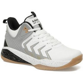 Resim Kinetix Harger Pu 5pr Beyaz Unisex Basketbol Ayakkabısı Beyaz-a Grı-karamel 