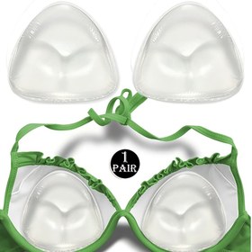 Resim 1 Çift 3D Kalınlaştırılmış Push-Up Cilt Artırıcı Silikon Kaymaz Yapışkan Sütyen Pedleri Düğün Seyahat Partisi Tarih Bikini ve İç Giyim (Ter Geçirmez Yeniden Kullanılabilir) 
