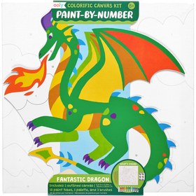 Resim Ooly Colorific Canvas Sayılarla Boyama - Fantastic Dragon 