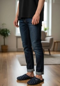 Resim Gezer Erkek Yumuşak Sessiz Taban Ev Terlik 