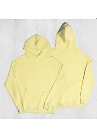 Resim Sarı Kapşonlu Sweatshirt Sarı 