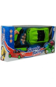 Resim MEGA Fırlatma Mekanizmalı Yarış Arabası Yeşil 