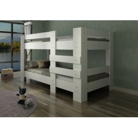 Resim Ninnimo Montessori Star Tek Kişilik Ranza Beyaz MDF Malzemeden Modern Tasarım ile 