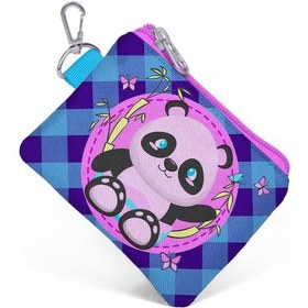 Resim Coral High Kids Açık Pembe Mor Pandalı Bozuk Para Çantası 21759 