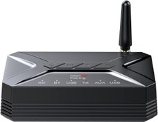 Resim T-R22 BT5.0 Ses Alıcı Verici 2-in-1 Kablosuz 3.5mm Ses Adaptörü TV için USB RCA AUX Girişi Araba Stereo Hoparlör Kulaklık caixu 