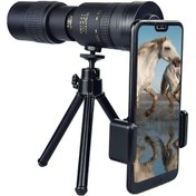 Resim 10x30 Akıllı Telefon Braketi İle Teleskopik Monoküler Teleskop Hd Net Görme Teleskop Yıldız İzlemek Kuş Gözlemi Seyahat Yürüyüşü 