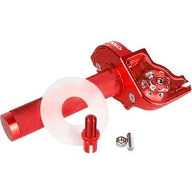 Resim Dream011 Kırmızı 22mm Cnc Alüminyum Motor Gaz Kumanda Tutacak 7/8" Motosiklet Atv 