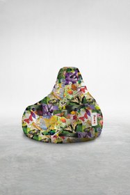 Resim earmut Damla Xl Premium Tasarım Valle Desenli Armut Koltuk 