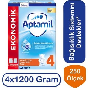 Resim Aptamil 4 Devam Sütü 1200 G 4 Adet 