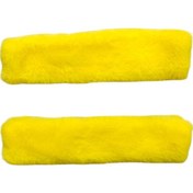 Resim Peluş Seyahat Emniyet Kemer Pedi Kılıfı 2'li Sarı Renk 