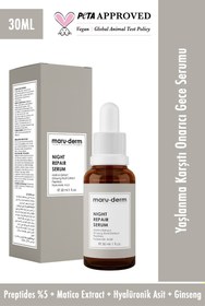 Resim Maruderm night repair gece onarıcı cilt bakım serumu 30 ml 