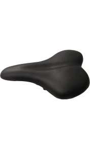 Resim Arzu Yumuşak Konforlu Sele Rahat Bisiklet Koltuğu Siyah 285 x 165 mm 