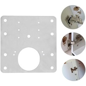 Resim Delikli Mobilya Menteşe Onarım Braket Kiti 4434 