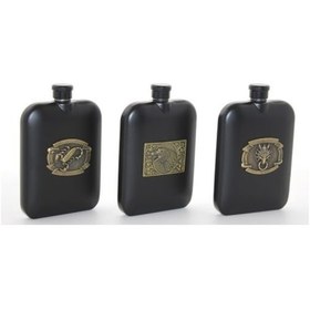 Resim 9007506411171drvs - Paslanmaz Çelik Kabartmalı Tekli 6 Oz Matara 