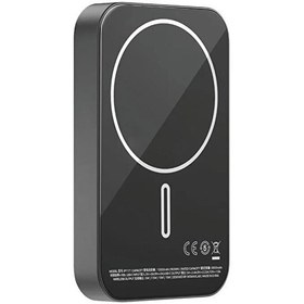 Resim Momax Titanium Wireless 5000 mAh MagSafe Uyumlu Kablosuz Powerbank 