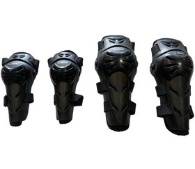 Resim MOTOSİKLET DİZLİK VE DİRSEKLİK TAKIM PLASTİK KORUMALI MODEL 2 