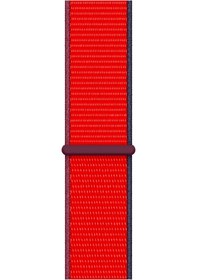 Resim Apple Watch Uyumlu Spor Loop Kordon Carnelian - 42 - 44 - 45 - 46 - 49mm M/L 