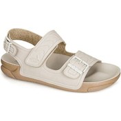 Resim Ceyo 1200-4 Anatomik Erkek Sandalet 451 Krem Çok Renkli 
