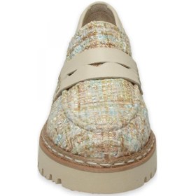 Resim Mammamia D25ya-3655 Günlük Krem Kadın Ayakkabı Krem 