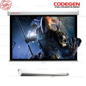 Resim Codegen AX-24 240x200 cm Storlu Manuel Projeksiyon Perdesi (Arkası Siyah Fonlu) 