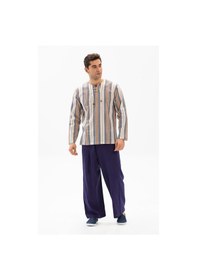 Resim Eliş Şile Bezi Unisex Şile Bezi Balıkçı Yazlık Pantolon Mor Mor-mor Mor 
