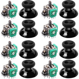 Resim Pop Konsol XBOX ONE Analog Motor ve Topuz Seti 8+8 XBOX ONE Kol Analog Tamir Seti Yedek Parça 