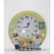 Resim Duvara Asmalı Aşcı Tasarımlı Polyester Saat ALK1543 