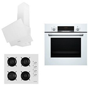 Resim Bosch & Femaş White City 3'lü Ankastre Set (HBF514BW1T - B 3140 - FD 102) 