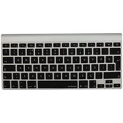 Resim Apple Magic Keyboard-1 A1314 Uyumlu Türkçe Q Baskı Silikon Siyah Klavye Kılıfı McStorey