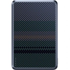 Resim Benks MP15 Armorgo M-Safe Özellikli Aurora Serisi Aramid Fiber Powerbank 15W 5000MAH Siyah-Yeşil 