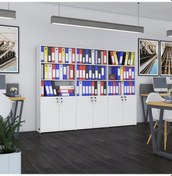 Resim Kenzlife Klasör Dolabı Kilitli Kutalmış Byz 175 240 30 Klasörlük Kitaplık Ofis Arkalıksız Çok Renkli 